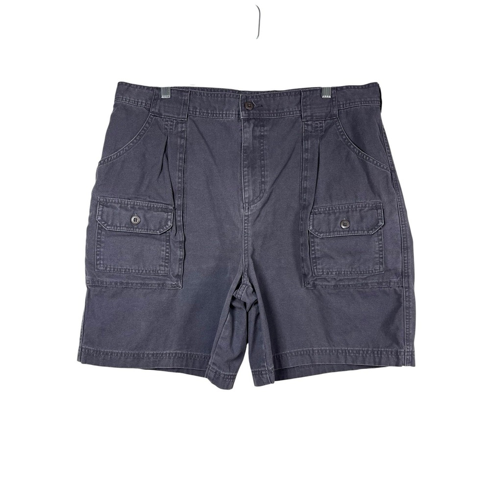Cabela's Sz 36 7 Pocket Hiking Shorts Men's Gray Cargo Outdoor Canvas Gorpcore